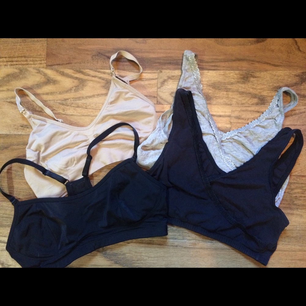 Lot of 4 Nursing Bras
